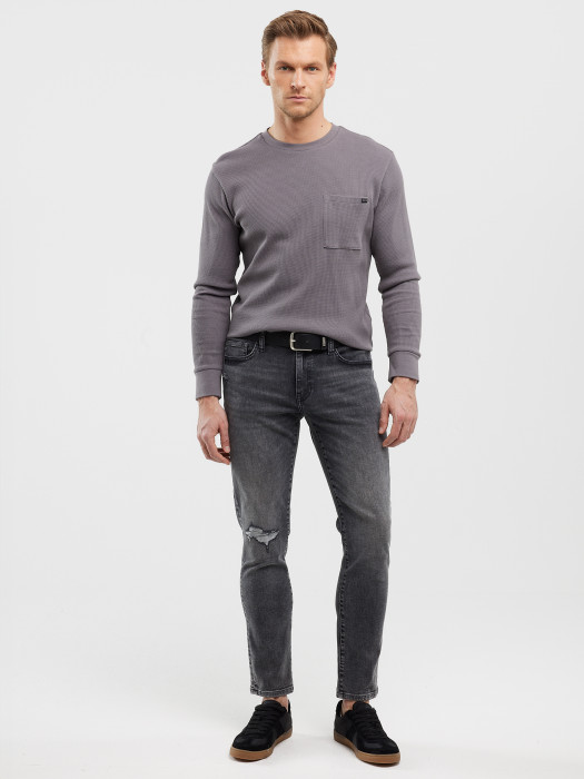 Pánske nohavice denim JEFFRAY CROPPED 898